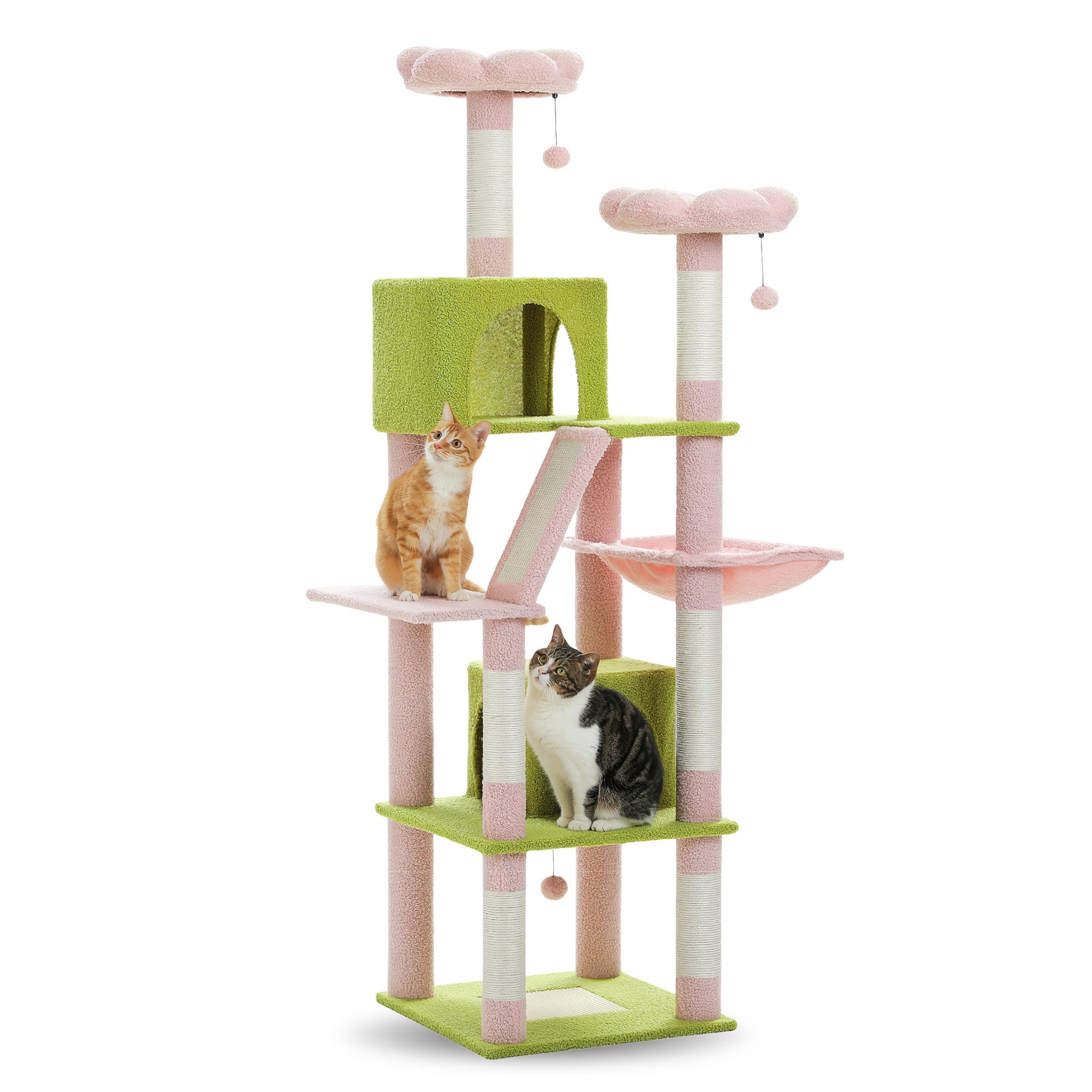 Arbre à Chat Design Fleur