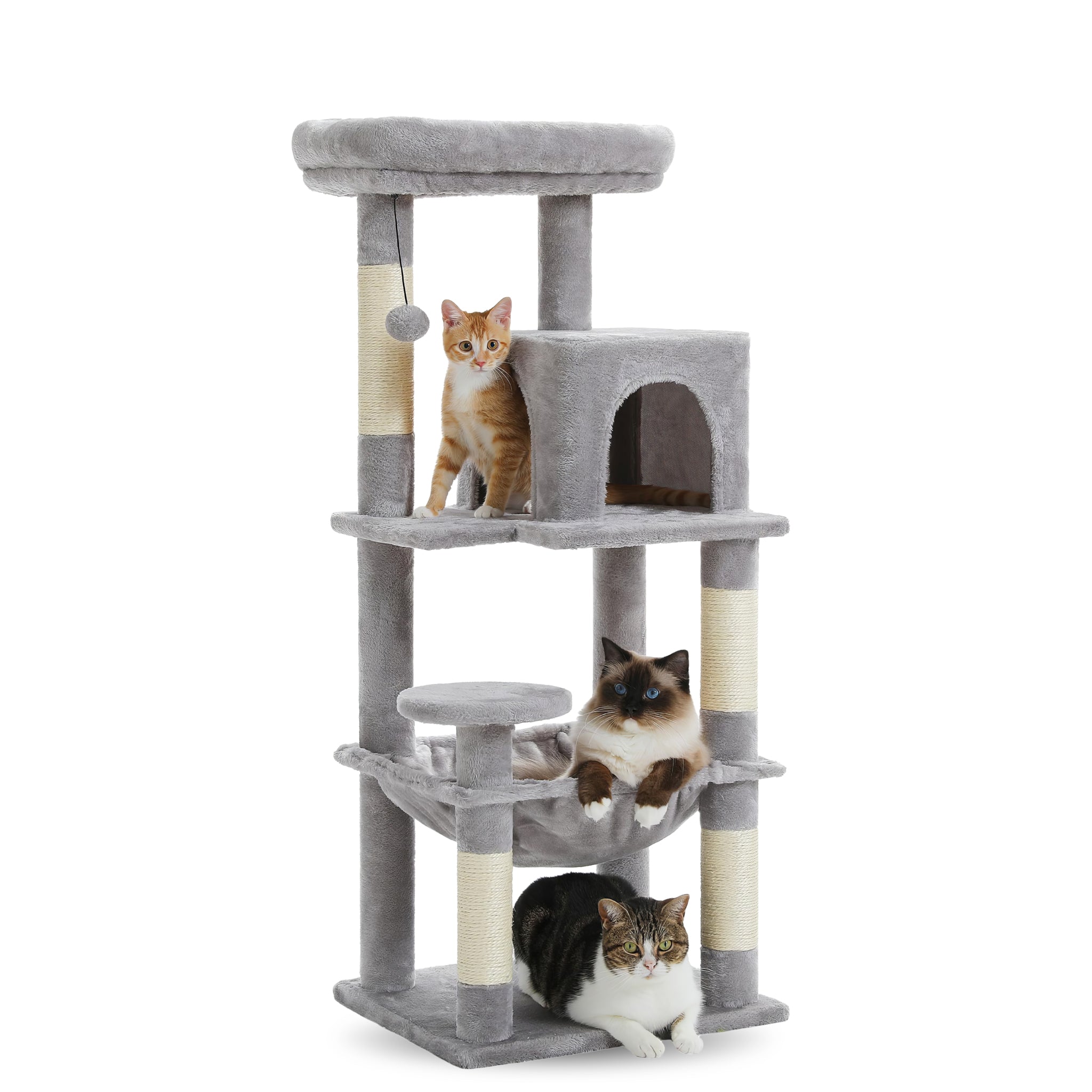 Grand Arbre à Chat Gris Clair