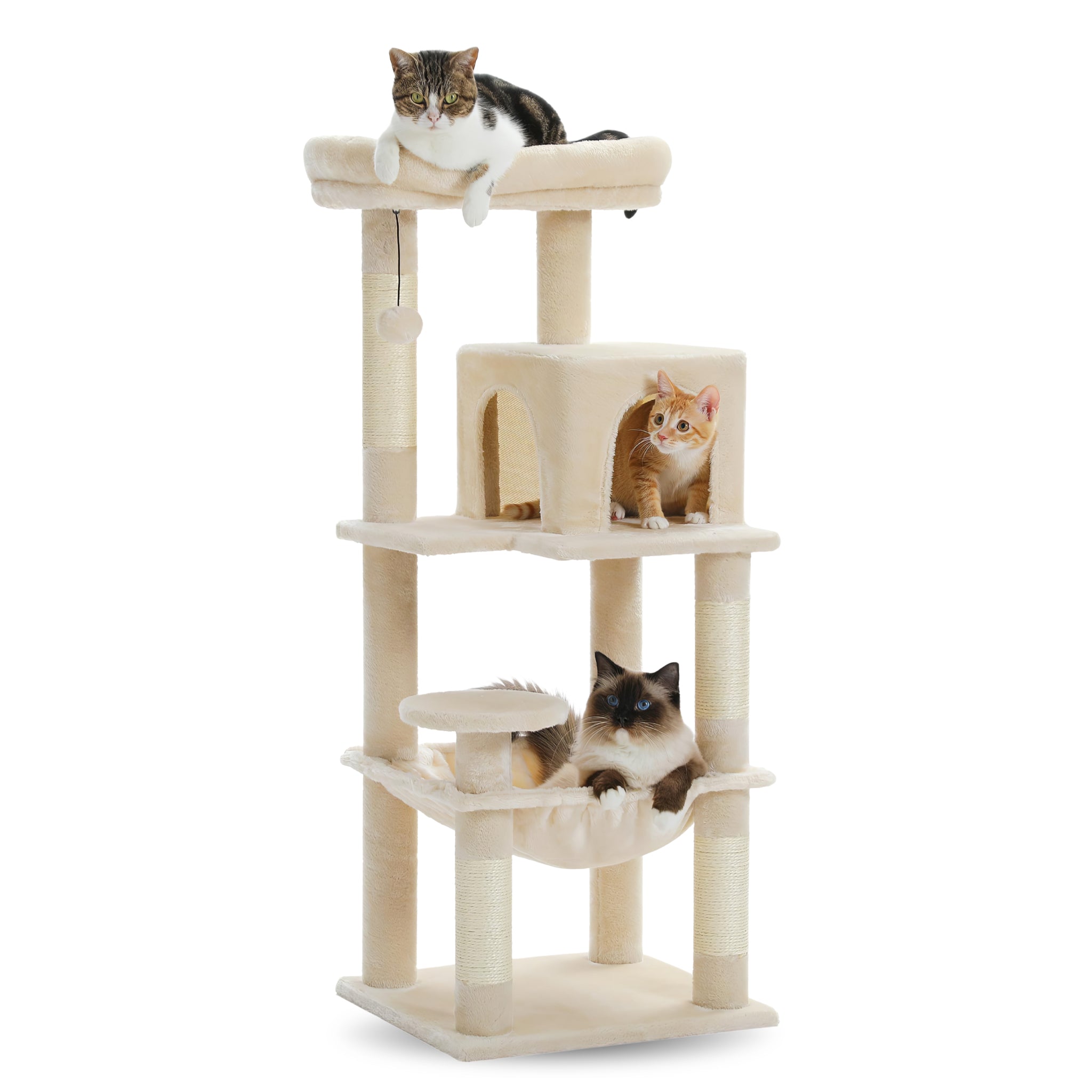 Grand Arbre à Chat avec Hamac