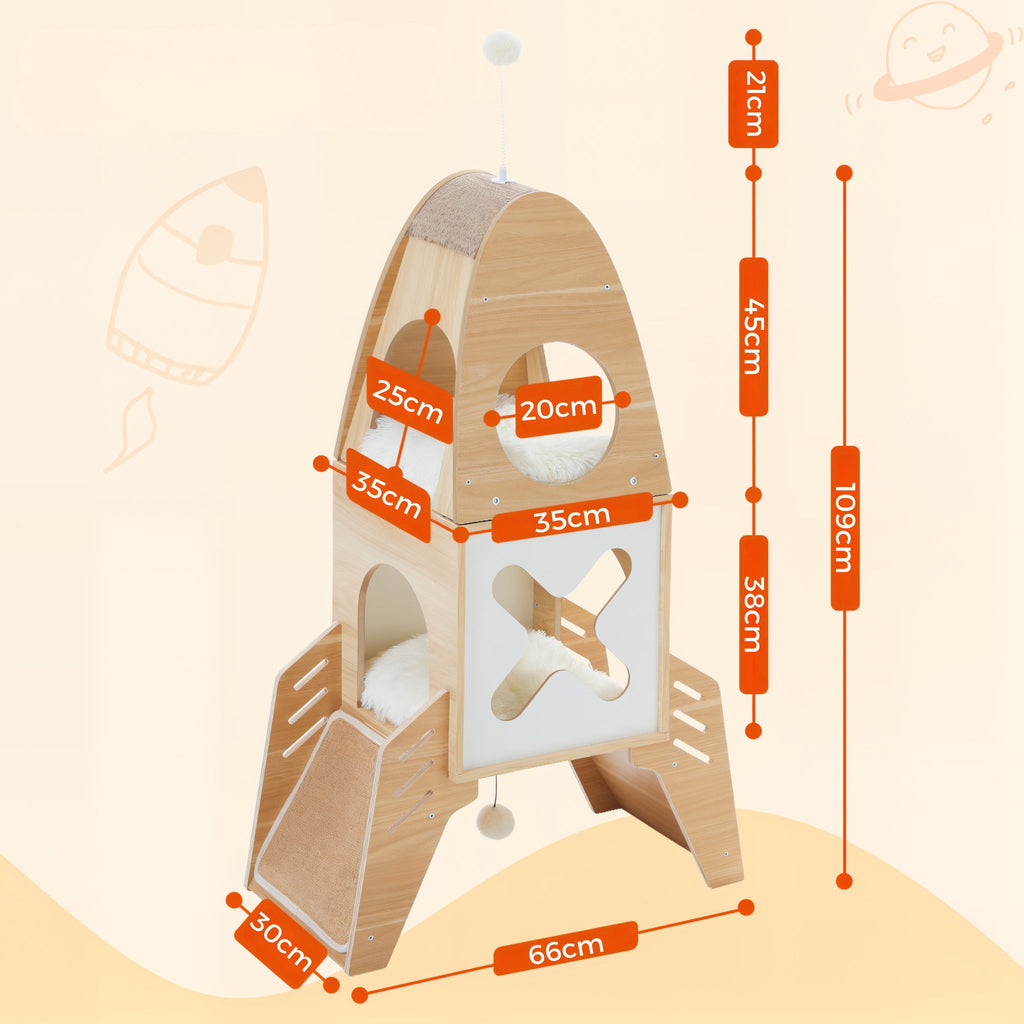 Arbre à Chat Fusée