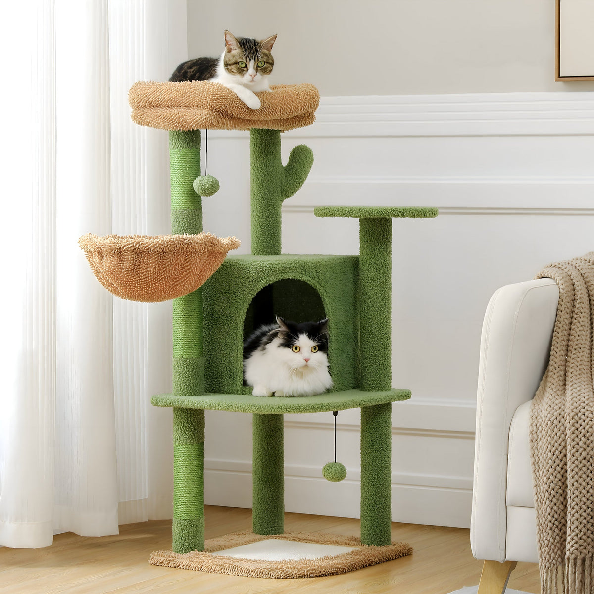 Cactus-shaped cat tree Cat & Cosy