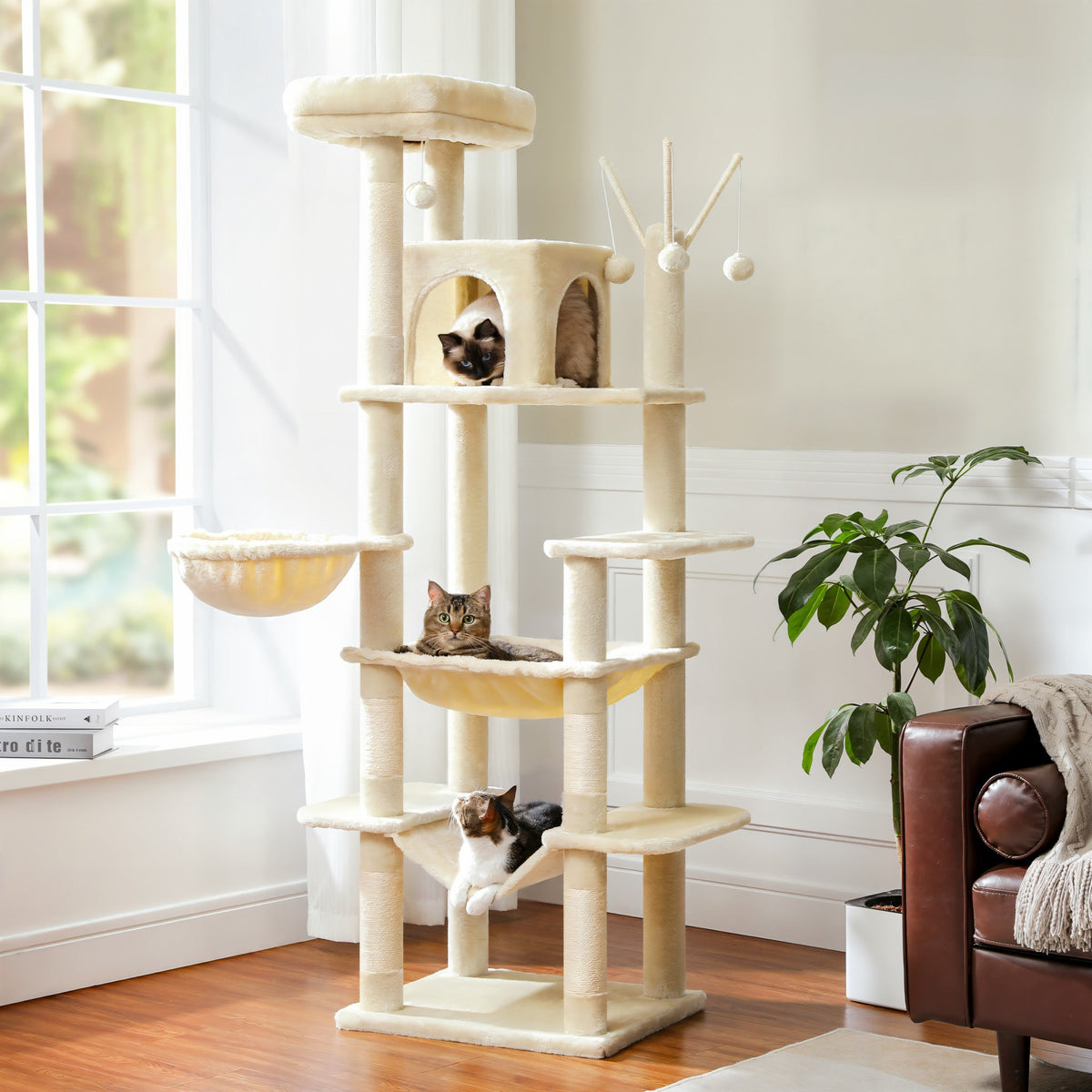 Cat tree 69 in / 175 cm Cat & Cosy