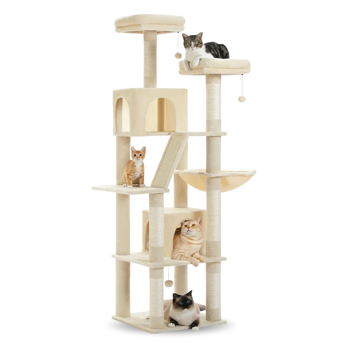 Cat Tree 71 in / 1m80 Cat & Cosy