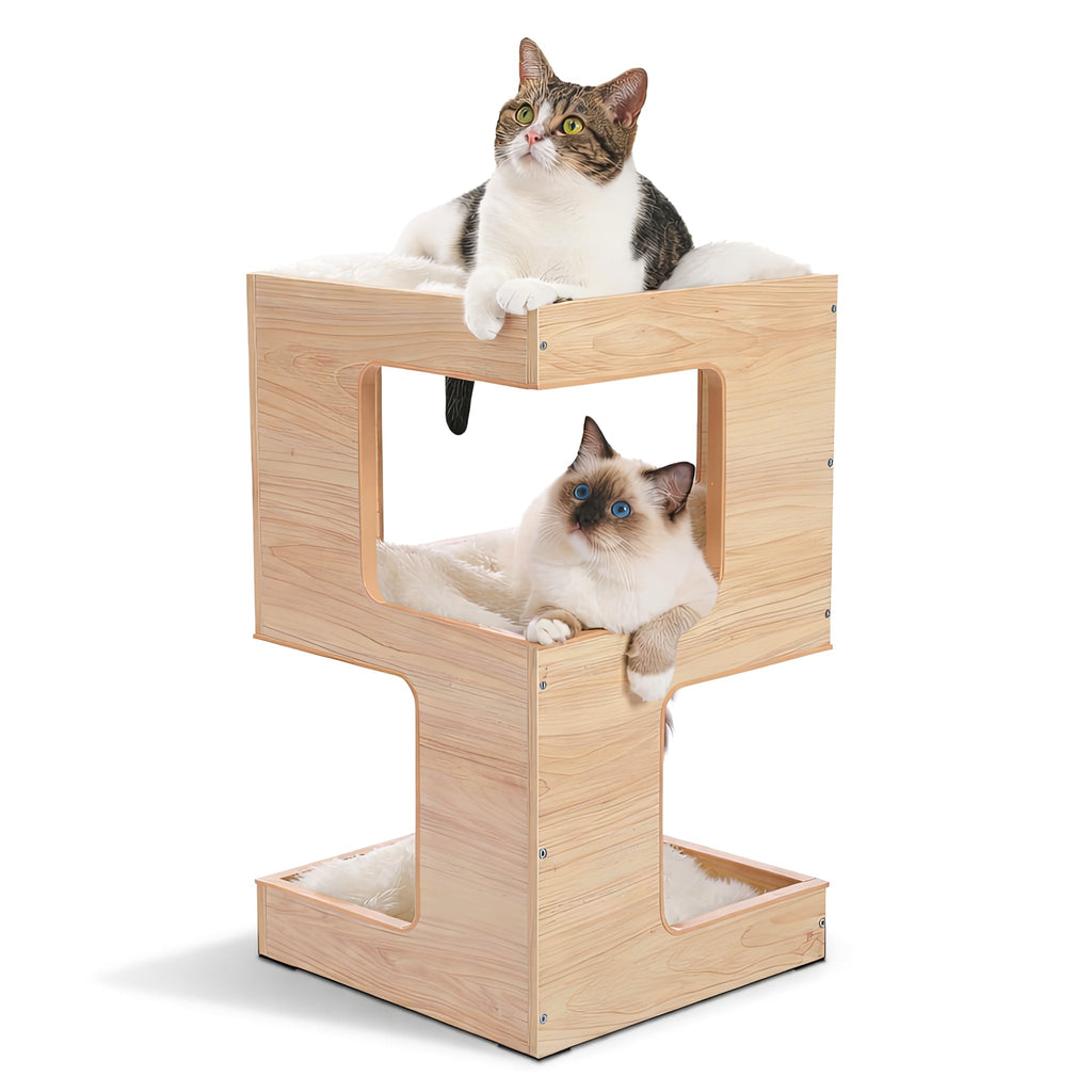 Cat tree furniture wood Cat & Cosy