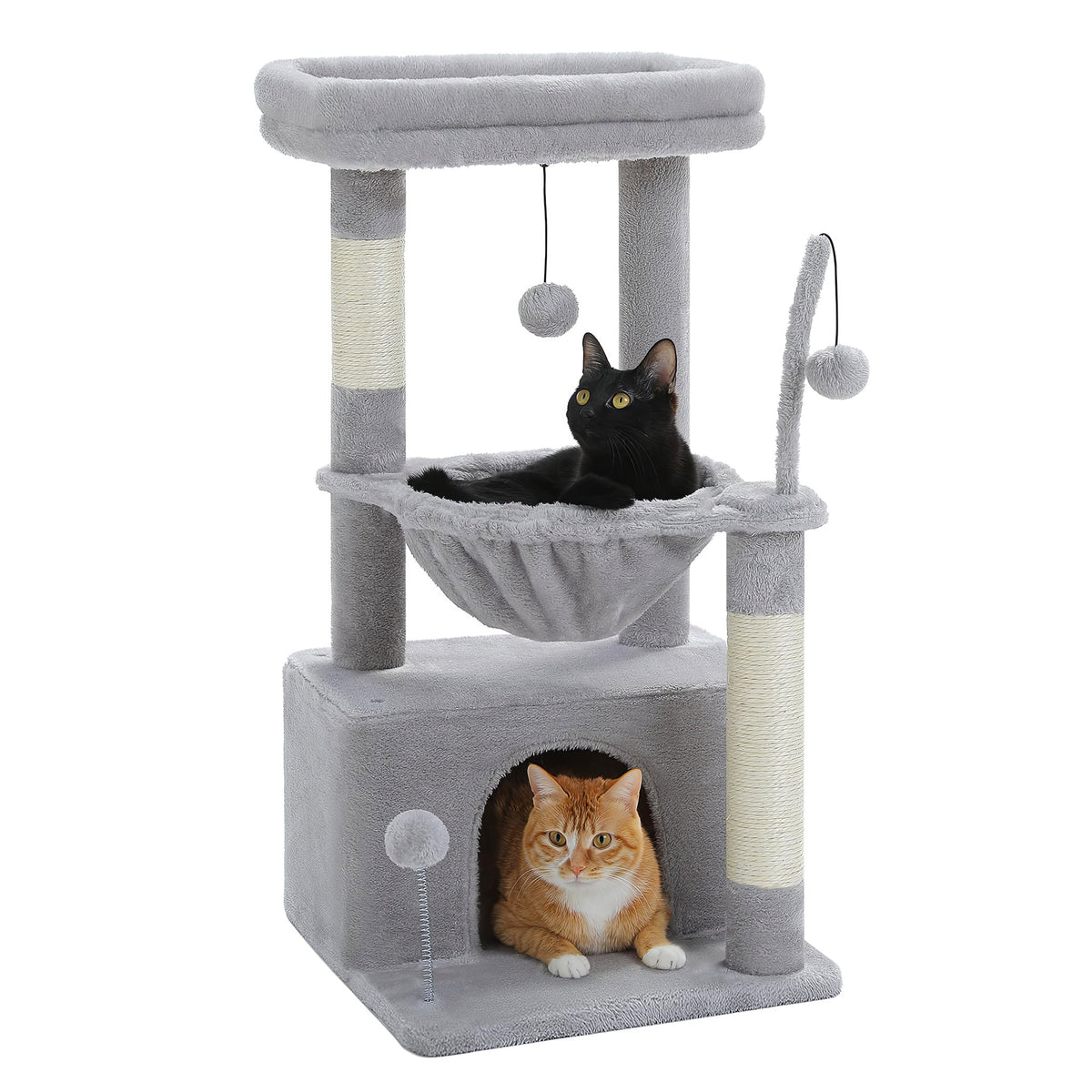 Cat tree small apartment Grey Cat & Cosy