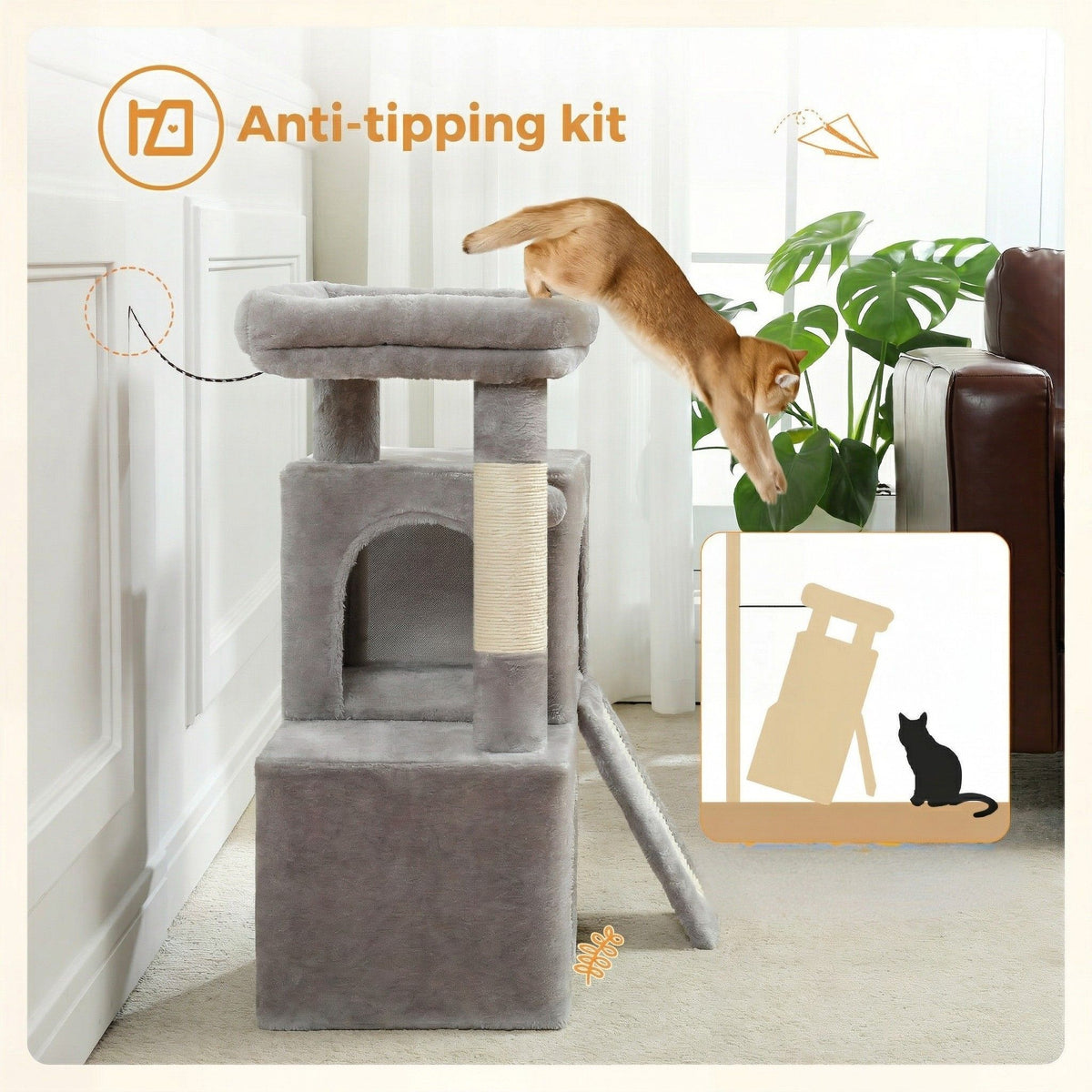 Cat tree small space Cat & Cosy