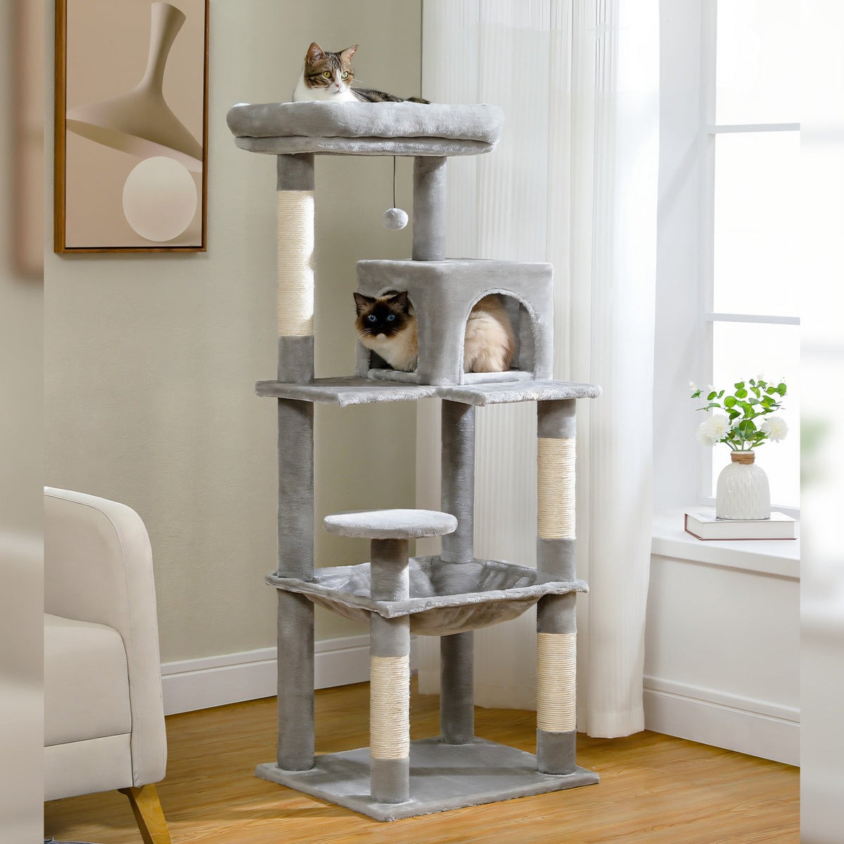 Cat tree tall height Cat & Cosy