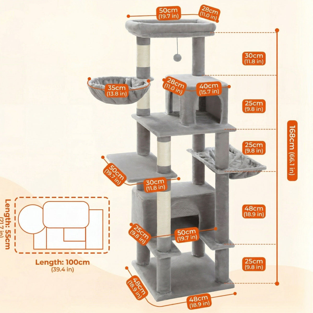 Cat tree XL Cat & Cosy