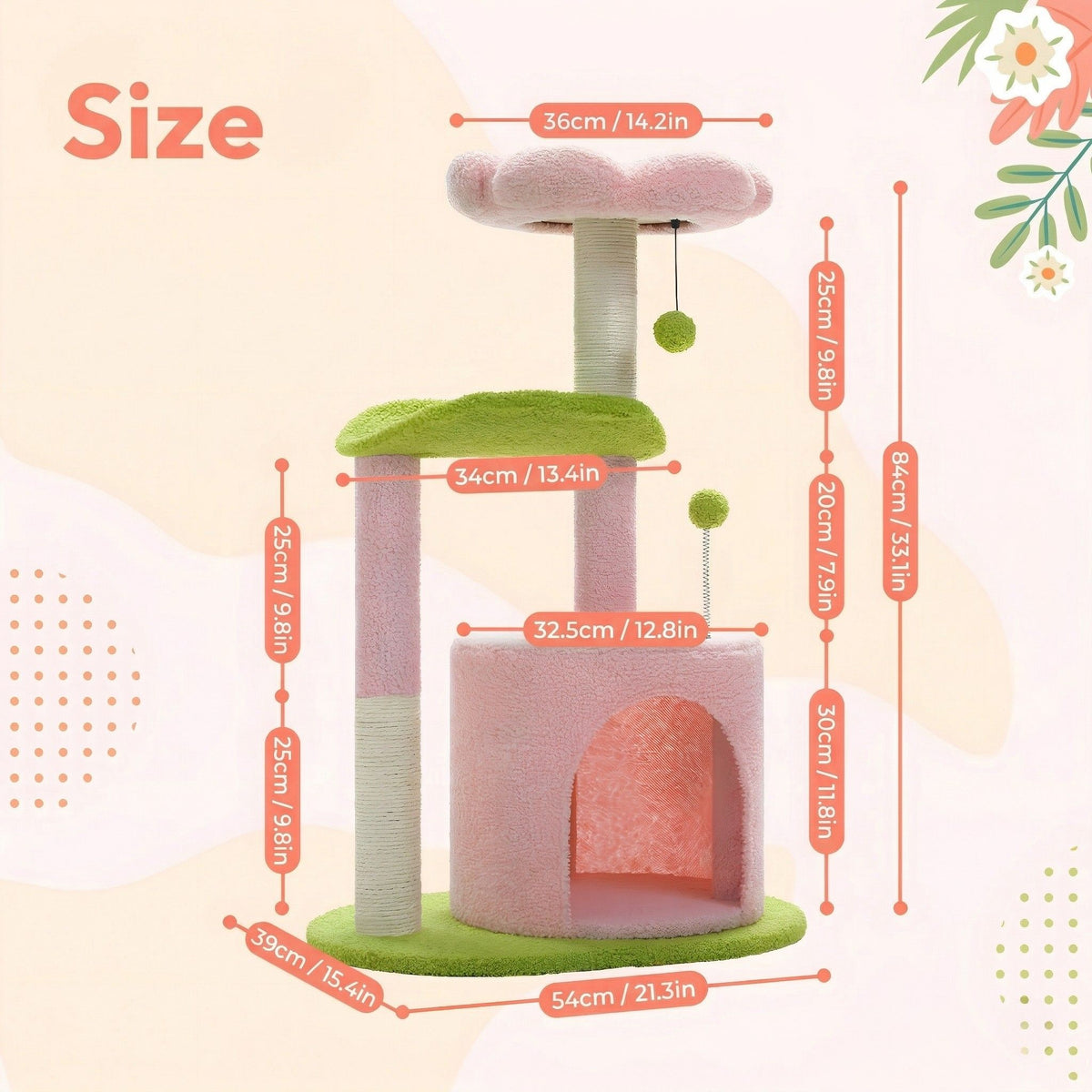 Flowering Cat Tree Cat & Cosy