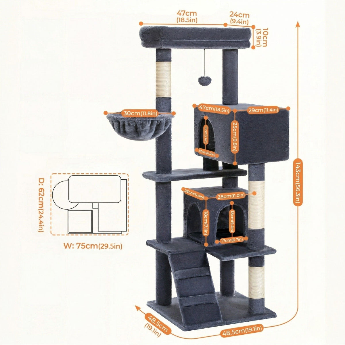 Large Adult Cat Tree Cat & Cosy
