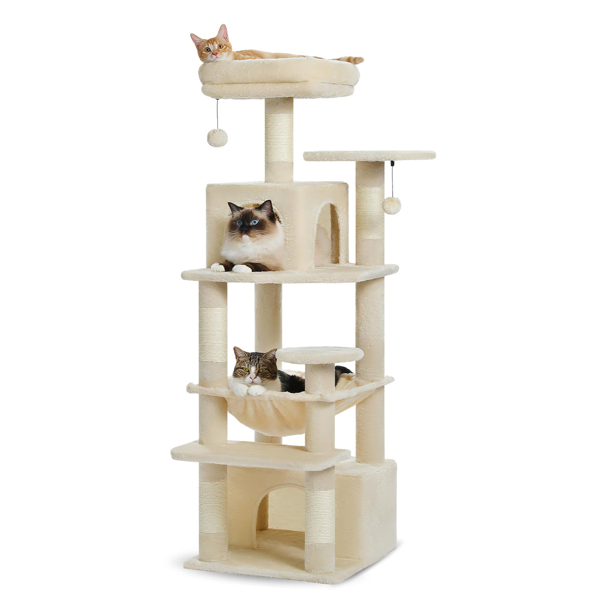 Large Beige Cat Tree Cat & Cosy
