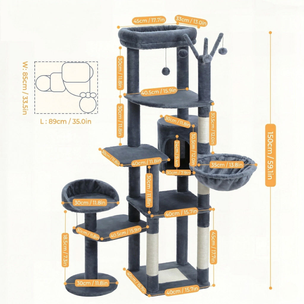 Large Cat Tree for Multiple Cats Cat & Cosy