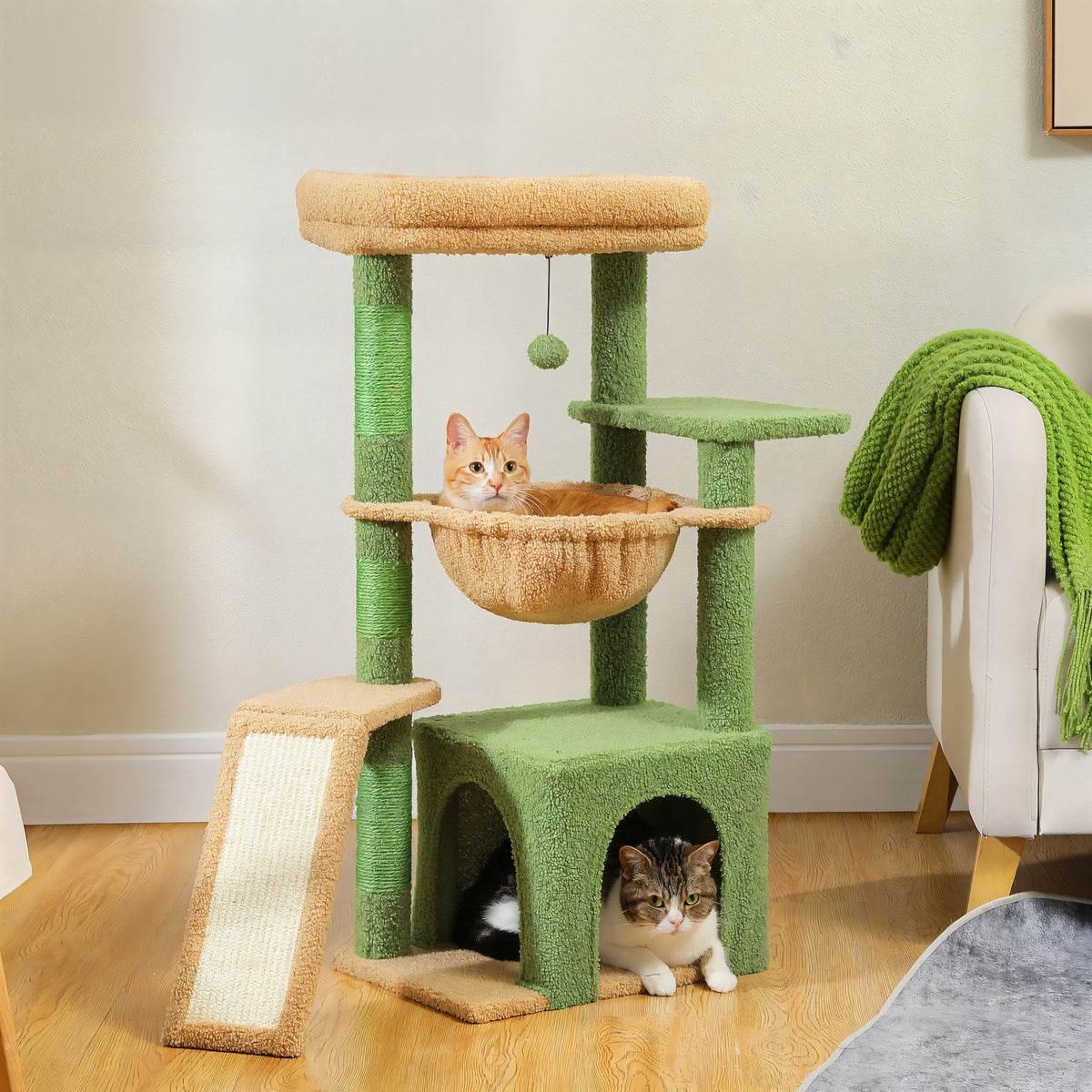 Large Cat Tree with Big Hammock Cat & Cosy