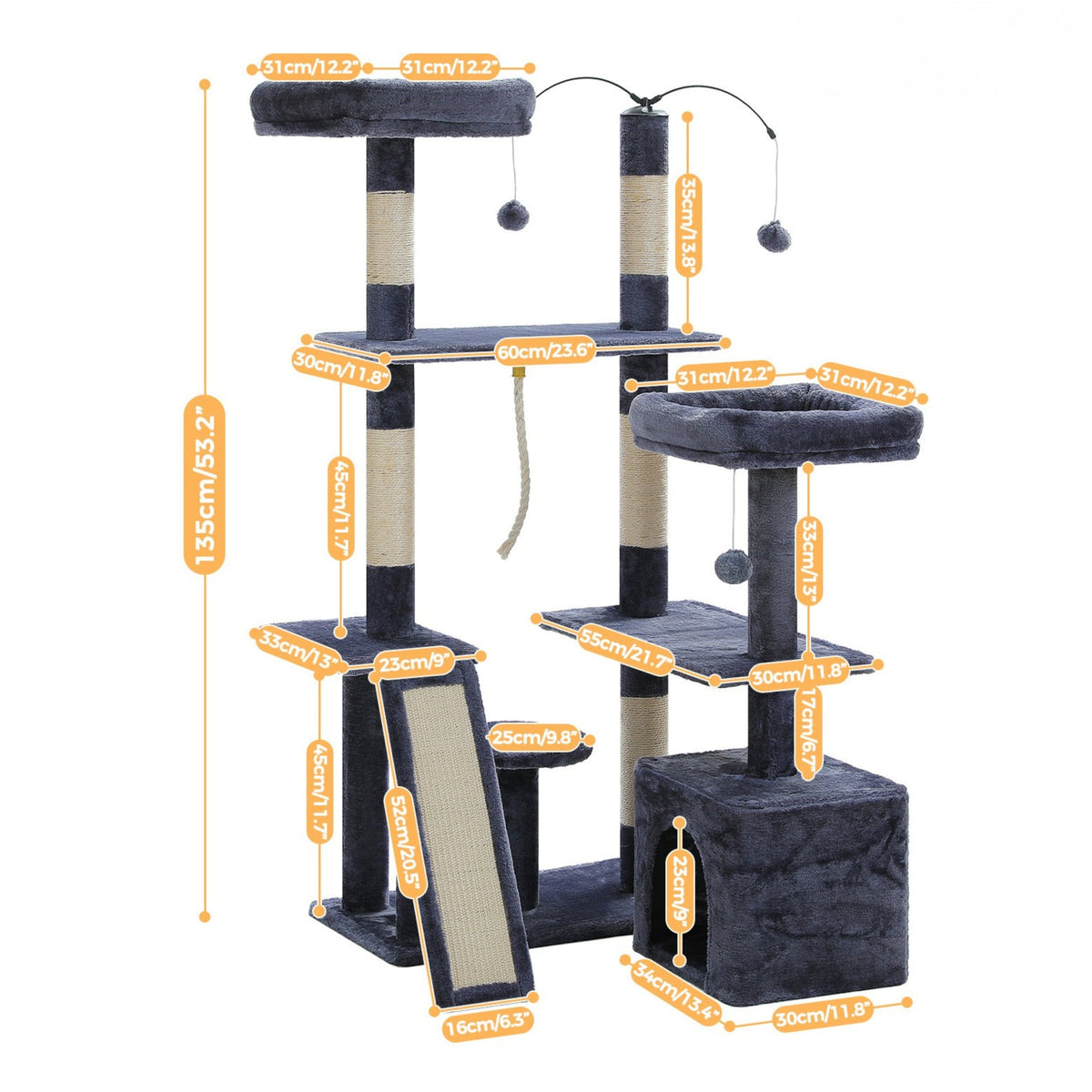 Large corner cat tree Cat & Cosy
