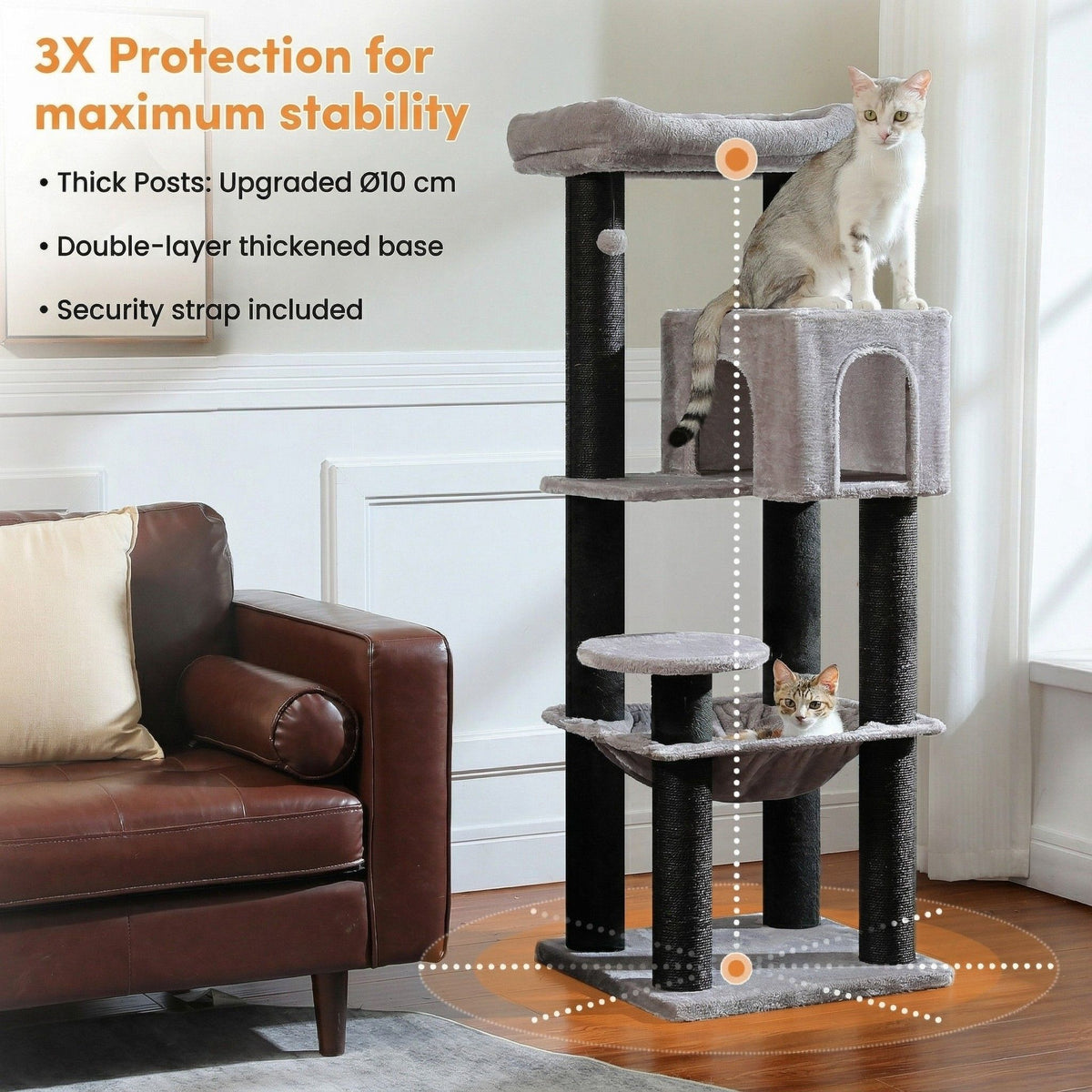 Large Durable Cat Tree Cat & Cosy
