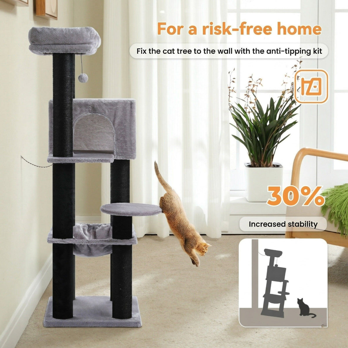 Large Durable Cat Tree Cat & Cosy