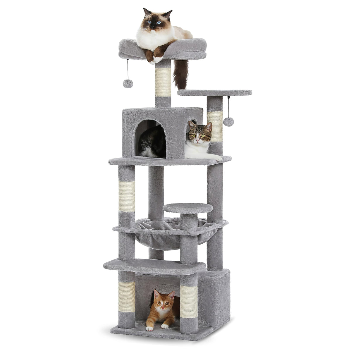 Large Grey Cat Tree Cat & Cosy