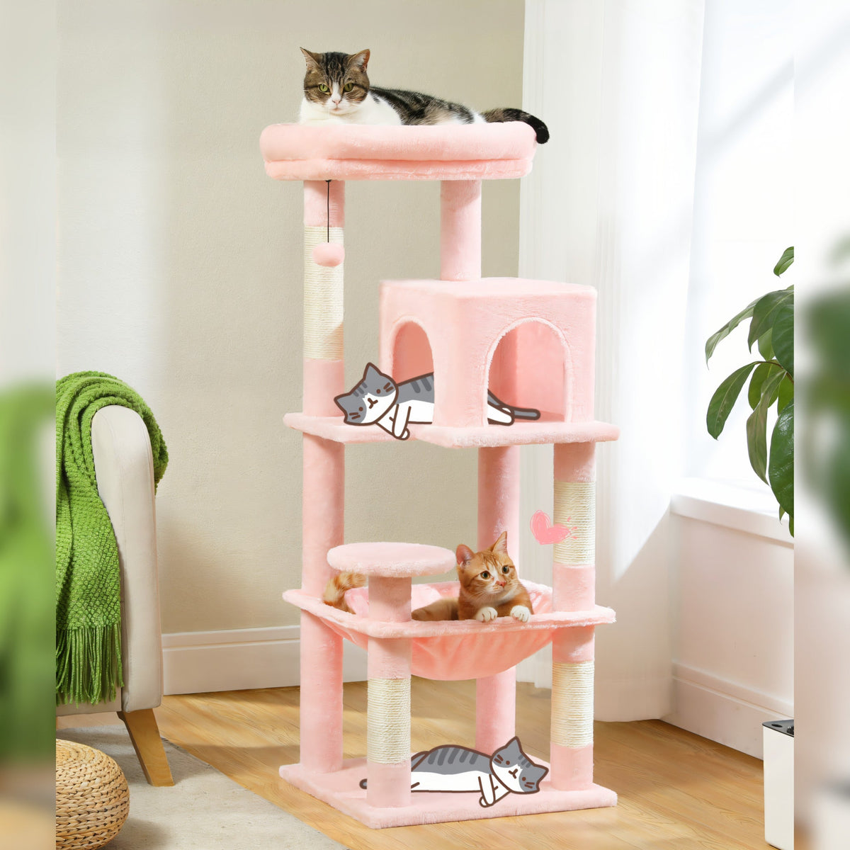 Large Stable Cat Tree Cat & Cosy