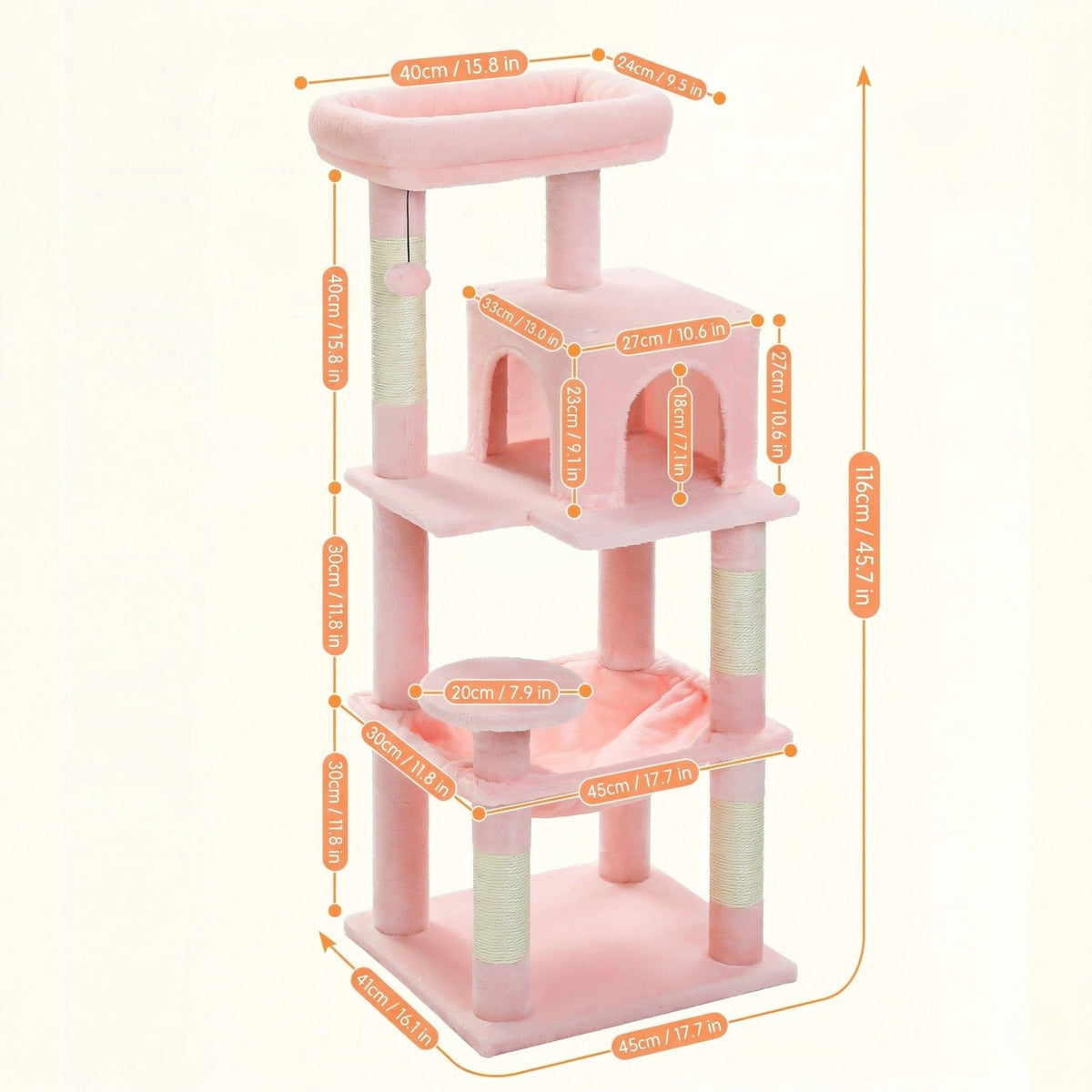 Large Stable Cat Tree Cat & Cosy