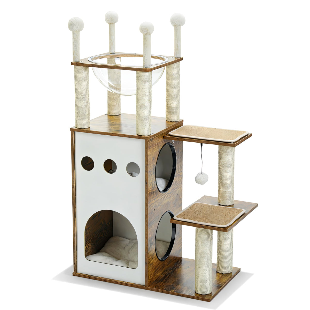 Large Wooden Cat Tree Cat & Cosy