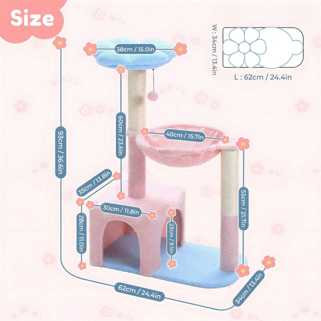 Original cat tree flower Cat & Cosy