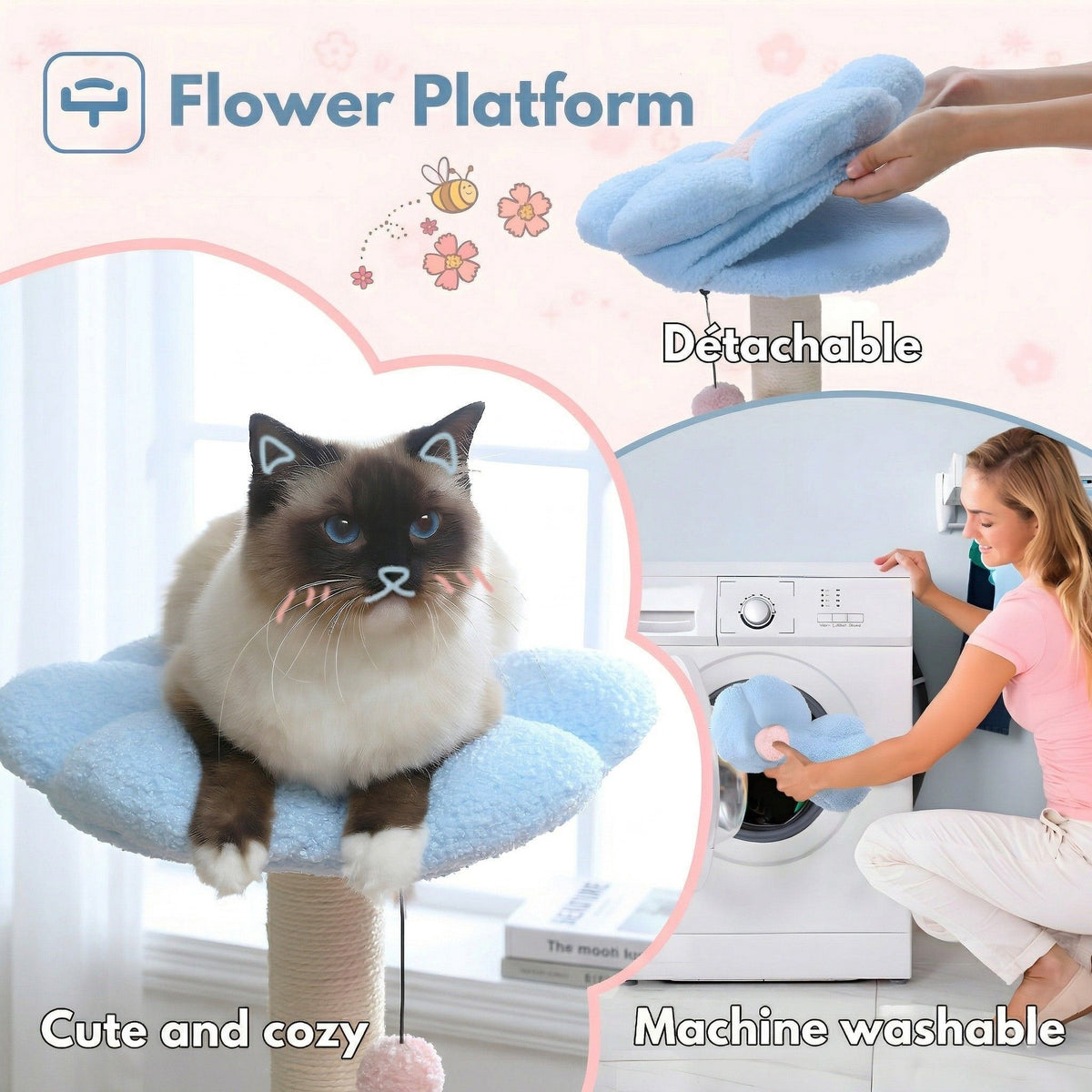 Original cat tree flower Cat & Cosy