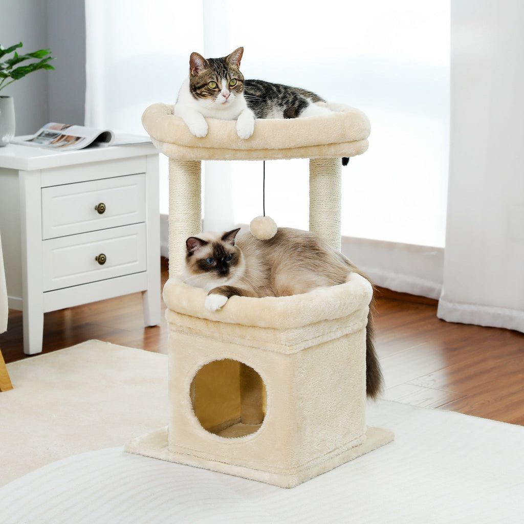 Small cat tree with cabin Cat & Cosy