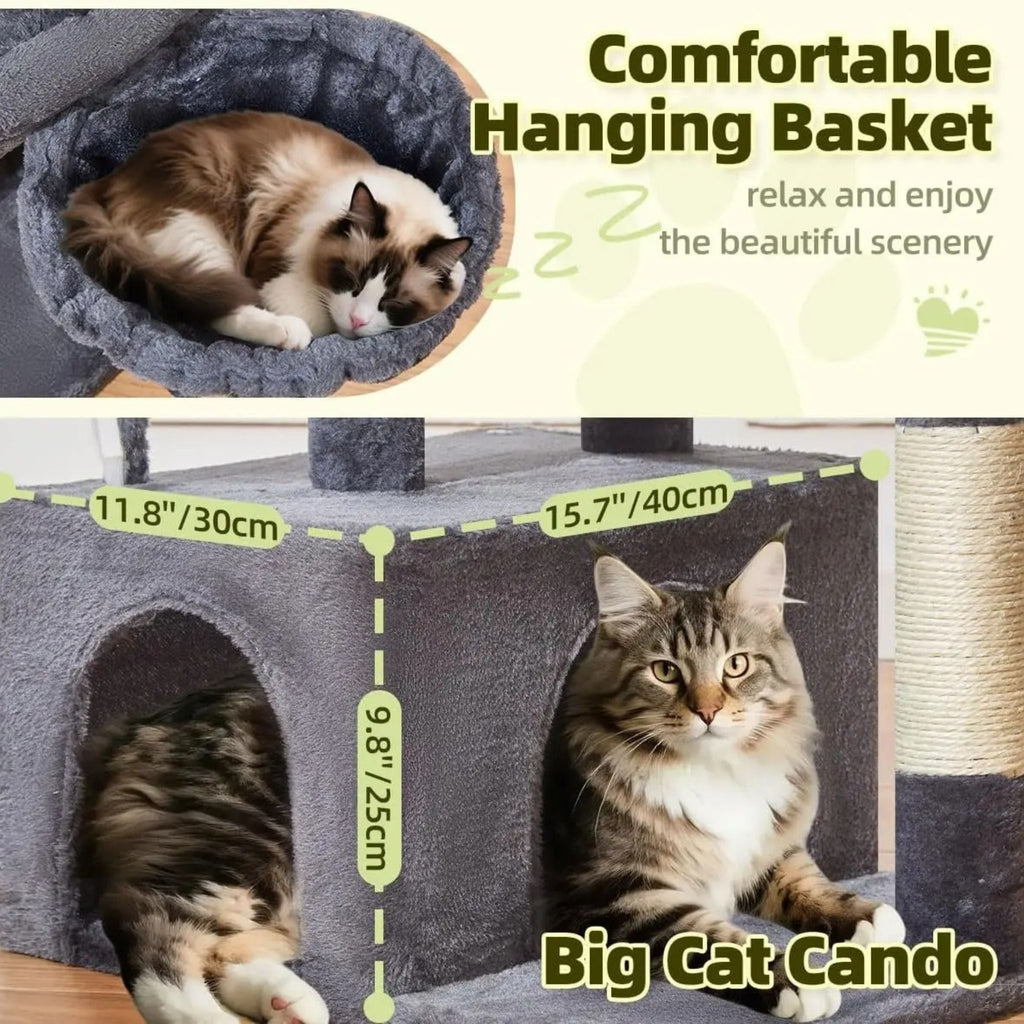 Small Cat Tree with Hammock Cat & Cosy