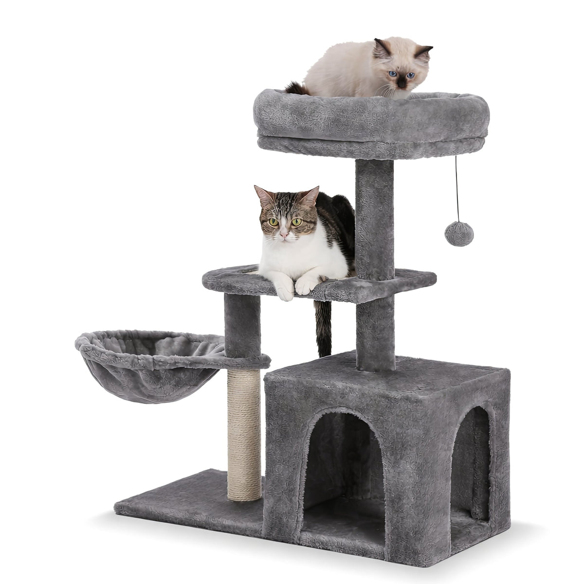 Small Grey Cat Tree Cat & Cosy