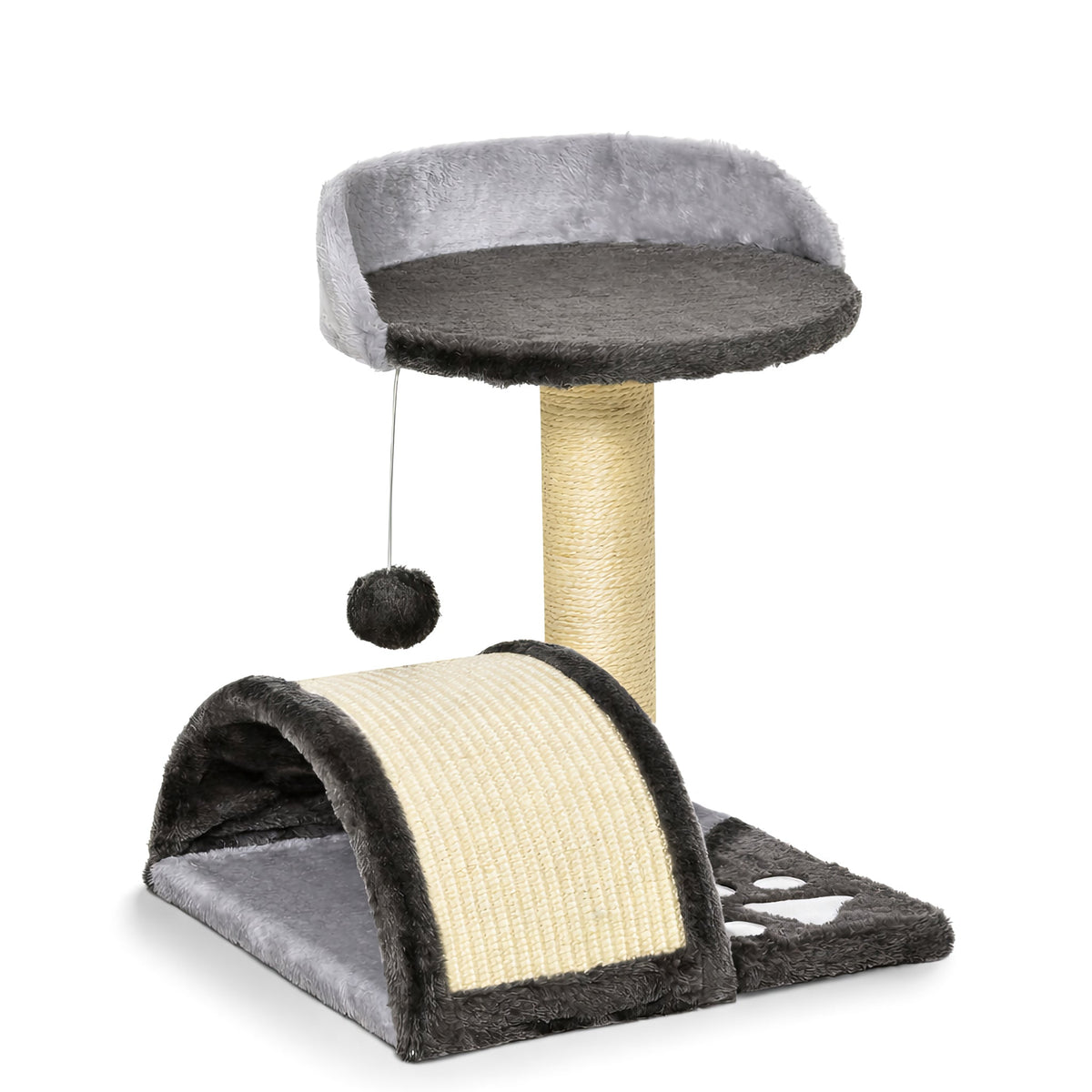 Small Kitten Cat Tree Grey Cat & Cosy