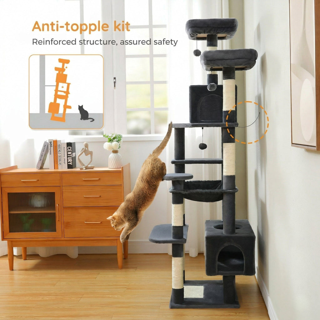 Xxl anthracite cat tree Cat & Cosy