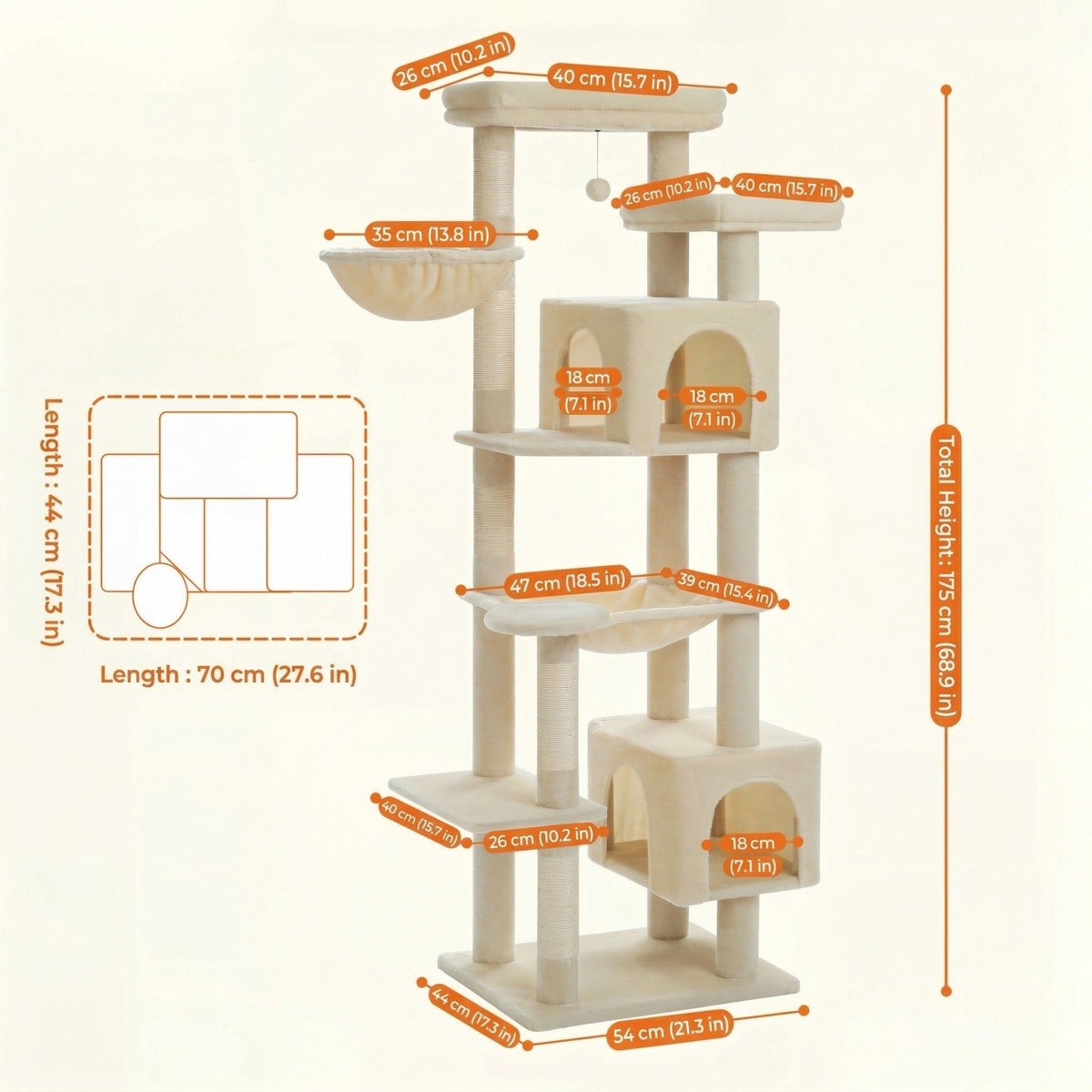 Xxl cat tree Cat & Cosy