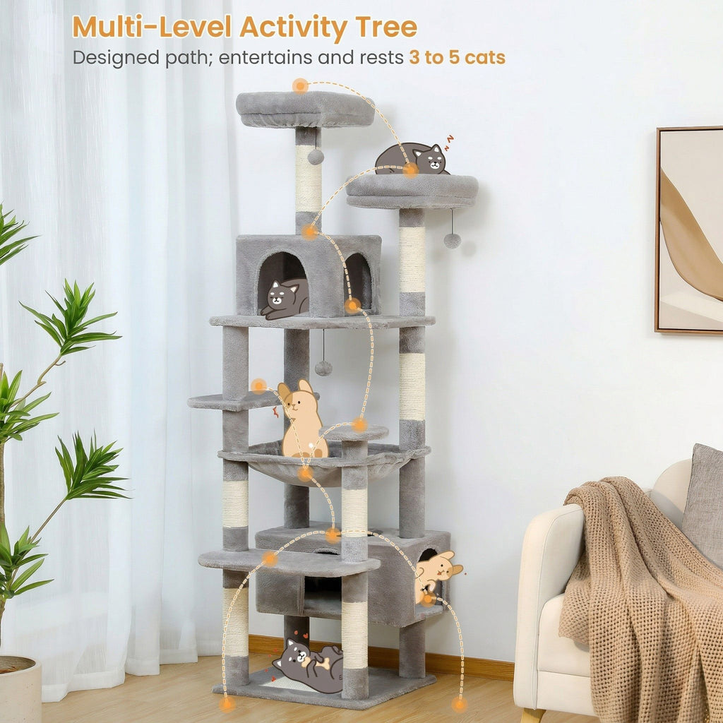 Xxl cat tree grey Cat & Cosy