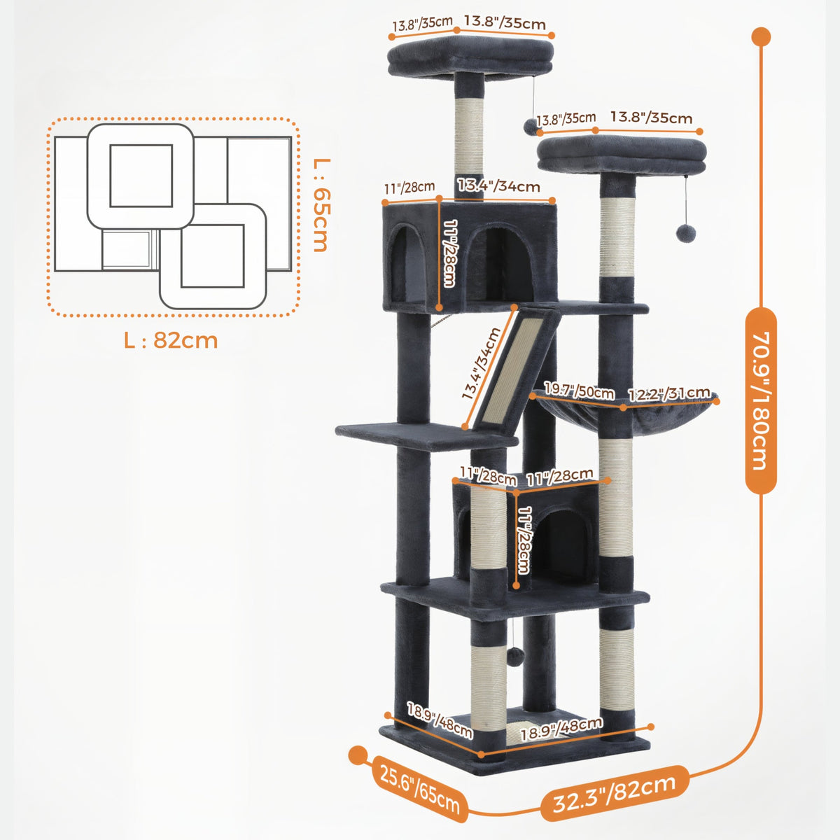 Xxl cat tree multiple cats Cat & Cosy